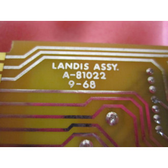 Landis A-81022 BMC Board - Used