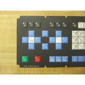 Fanuc A98L-0005-0033 Keyboard Membrane A98L-0005-0033C - New No Box