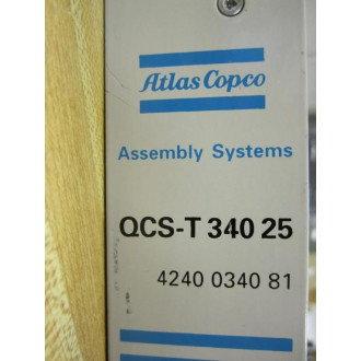Atlas Copco QCS-T 340 25 QCST34025 4240-0340-81 - Used