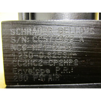 Schrader Bellows NC9-MF1-0250-1.250-0.625SM-CC2HC Cylinder - New No Box