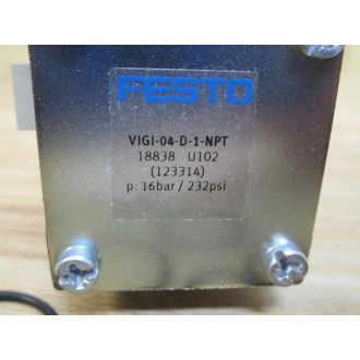 Festo VIGI-04-D-1-NPT VIGI04D1NPT Manifold 18838