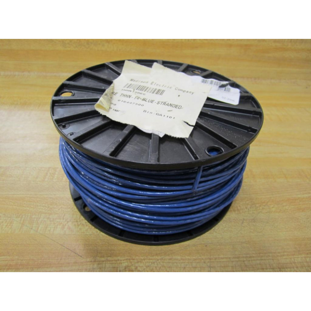 American Insulated Wire 12377600500S Thin Blue Wire Approx 500FT - New No Box