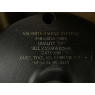 Valenite Gaging Systems 448-5301 In-Line Gage - Used