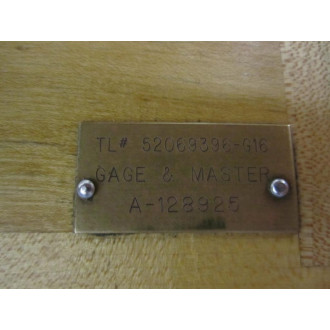 Air Gage A-128925 Gage & Master Set 52069396 - Used