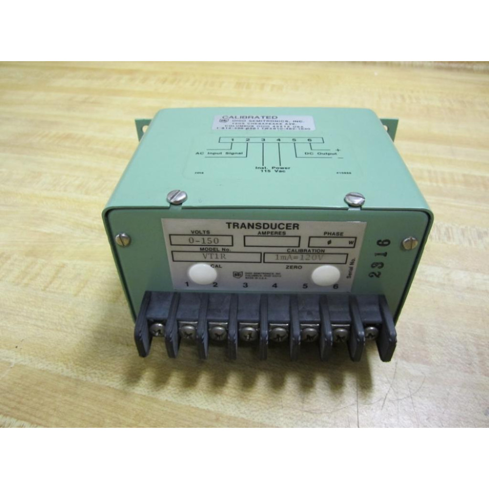 Ohio Semitronics VT1R Transducer - New No Box