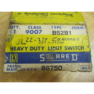 Square D 9007 B52B1 Limit Switch Series B