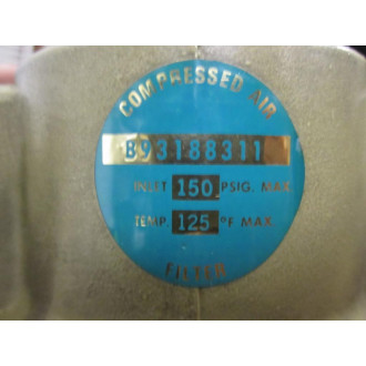 Bellows B93188311 Compressed Air Filter - New No Box