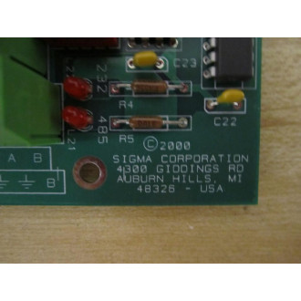 Sigma 21605 Interface Card - New No Box