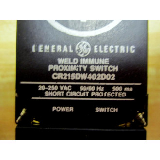 GE General Electric CR215DW402D02 Proximity Switch