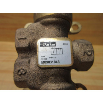Schrader Bellows M09831848 3W2P Manual Valve - 175 Psi