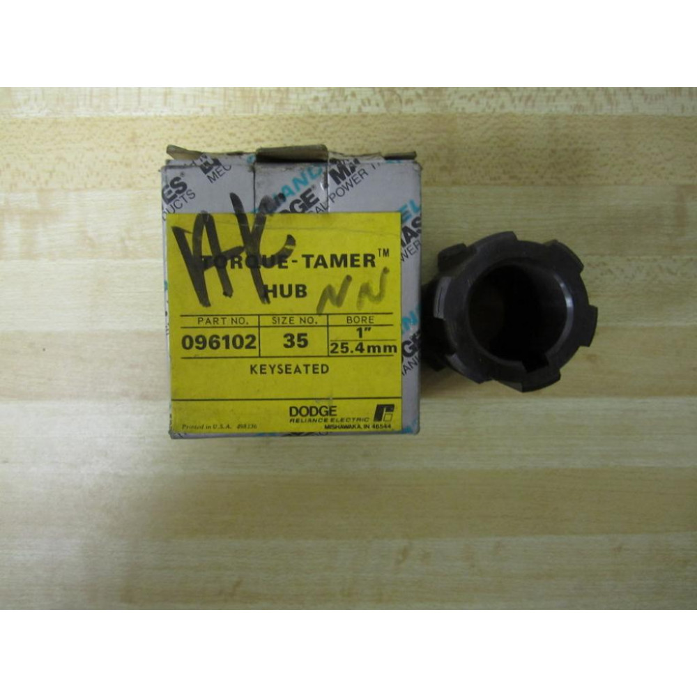 Reliance Electric 096102 Key Seated Hub 35 Bore 1"
