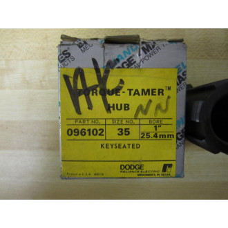 Reliance Electric 096102 Key Seated Hub 35 Bore 1"