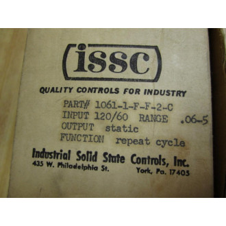 ISSC 1061-1FF2C Control Timer