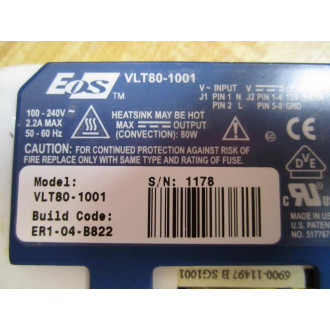 EOS VLT80-1001 Power Supply VLT801001 - New No Box