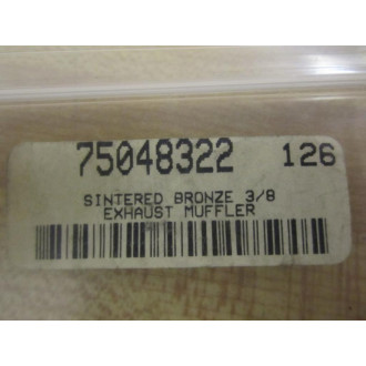 75048322 Sintered Bronze Exhaust Muffler 38 (Pack of 3) - New No Box