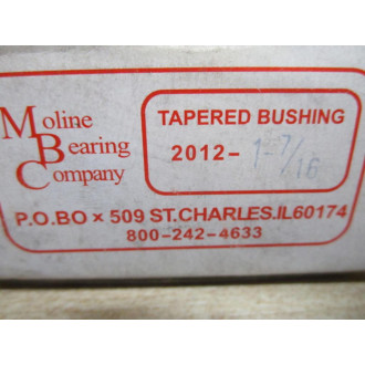 Moline 2012 Tapered Bushing