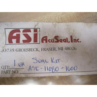 ASI ASI-11080-1600 Cylinder Repair Seal Kit - New No Box