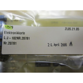 J-102 Module 12579 20781