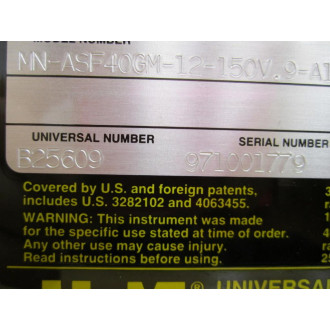 Universal Flow Monitors B25609 Flow Monitor