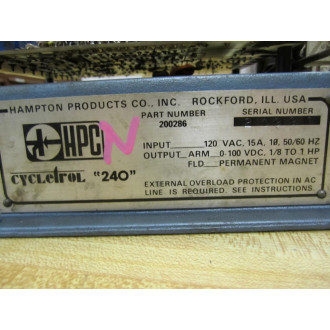 Hampton Products 200286 Drive - Used