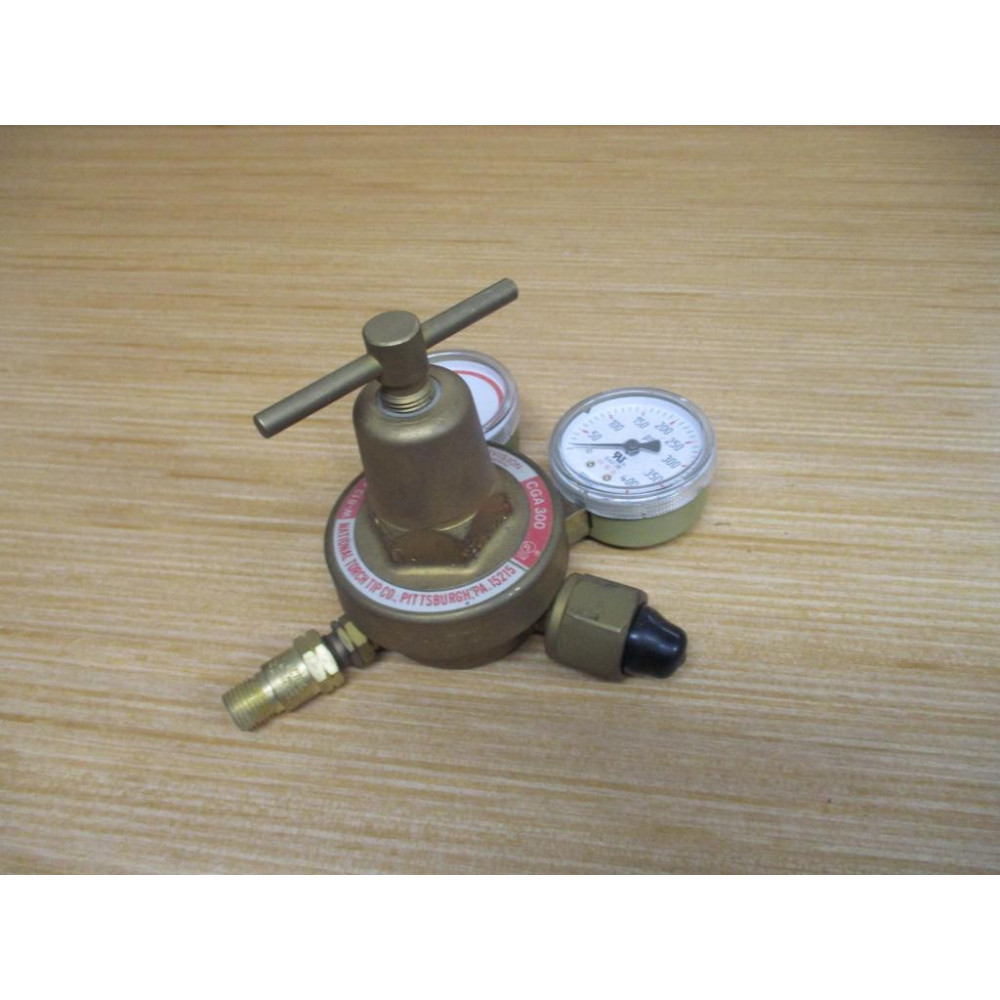 National Torch Tip CGA300 Weldit Compressed Gas Regulator - New No Box