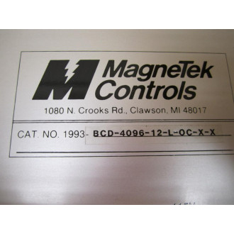 Gemco 1993-BCD-4096-12-L-OC-X-X IO Module - New No Box