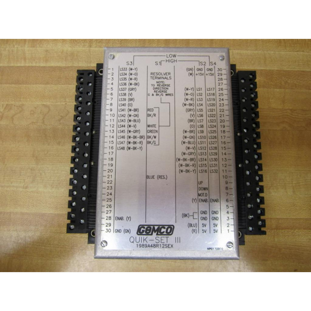 Gemco 1989A48R12SEX Quik Set III - New No Box