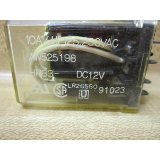 Aromat AW525198 Relay HP33-DC12V - Used