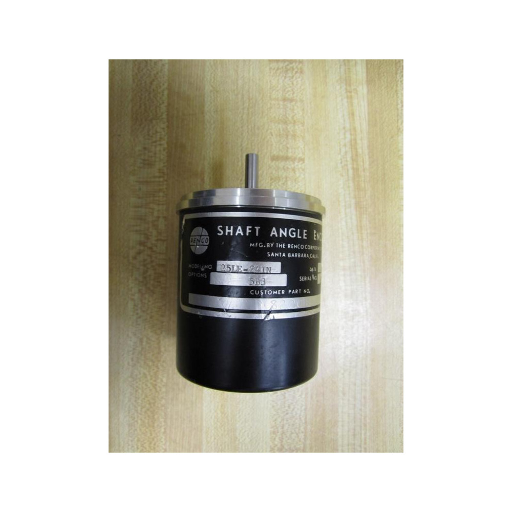 Renco 25LE-24IN Shaft Angle Encoder - Used