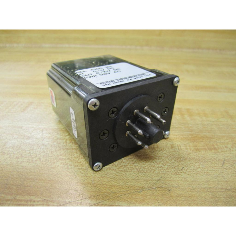 Action Instruments 4300-162 Action Pak Signal Conditioner Relay 4300162 - Used