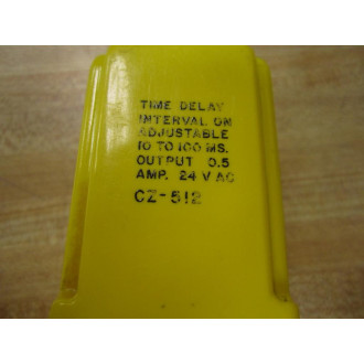 Potter & Brumfield CZ-512 Time Delay Relay CZ512 - Used
