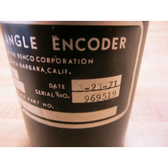 Renco 25LE-24IN Shaft Angle Encoder - Used