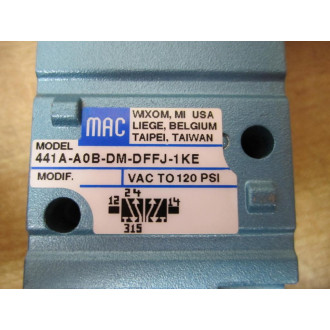 Mac Valves 441A-A0B-DM-DFFJ-1KE Solenoid Valve - New No Box