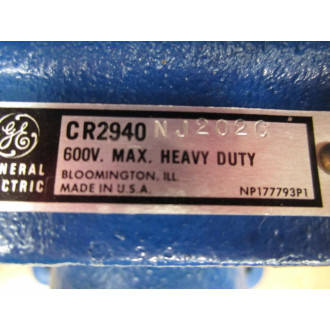 GE General Electric CR2940NJ202C Push Button Station - New No Box