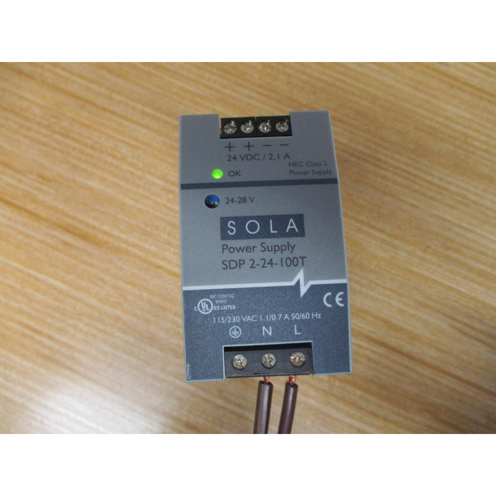 Sola SDP 2-24-100T Power Supply SDP224100T - Used Sola SDP 2-24-100T Power Supply SDP224100T - Used