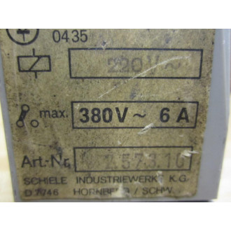 Schiele Industriewerke 2573.10 Flashing Relay EBN  (Blinkrelais) - Used