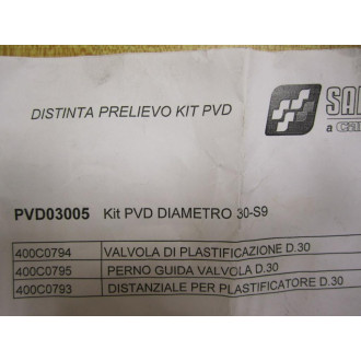 Sandretto PVD03005 Separate Levy Kit PVD - New No Box