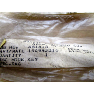 Mixing Equipment 104318316 Set Screw & Hook Key 190943316