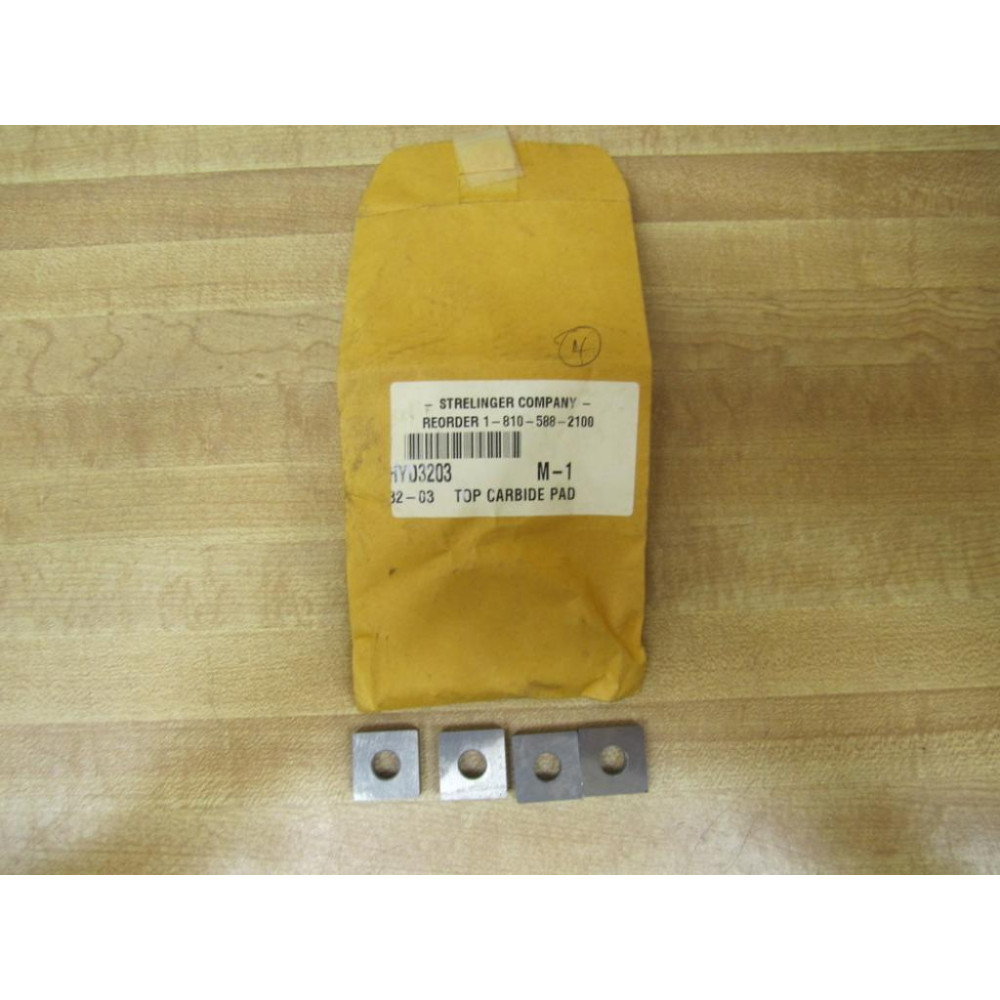 Strelinger HYD3203 Top Carbide Pad M1