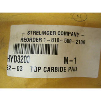 Strelinger HYD3203 Top Carbide Pad M1