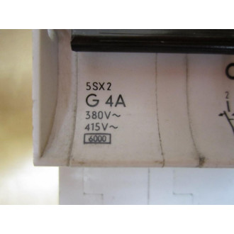 Siemens 5SX2 G4 4A Circuit Breaker 5SX2G4A - New No Box