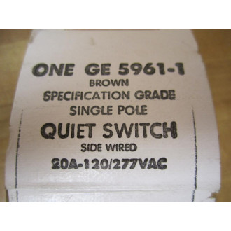 General Electric GE 5961-1 Quiet Switch