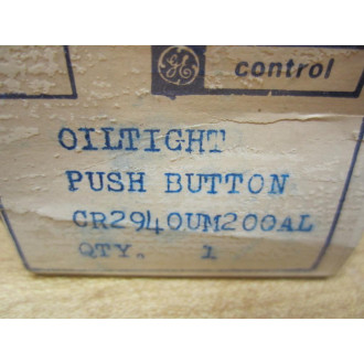 GE General Electric CR2940UM200AL Oil Tight Push Button