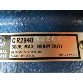 GE General Electric CR2940NJ202C Push Button Station