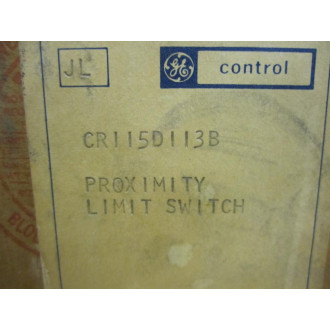GE General Electric CR115D113B Proximity Limit Switch
