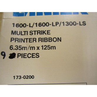 Lanier 173-0200 Printer Ribbons (Pack of 9)