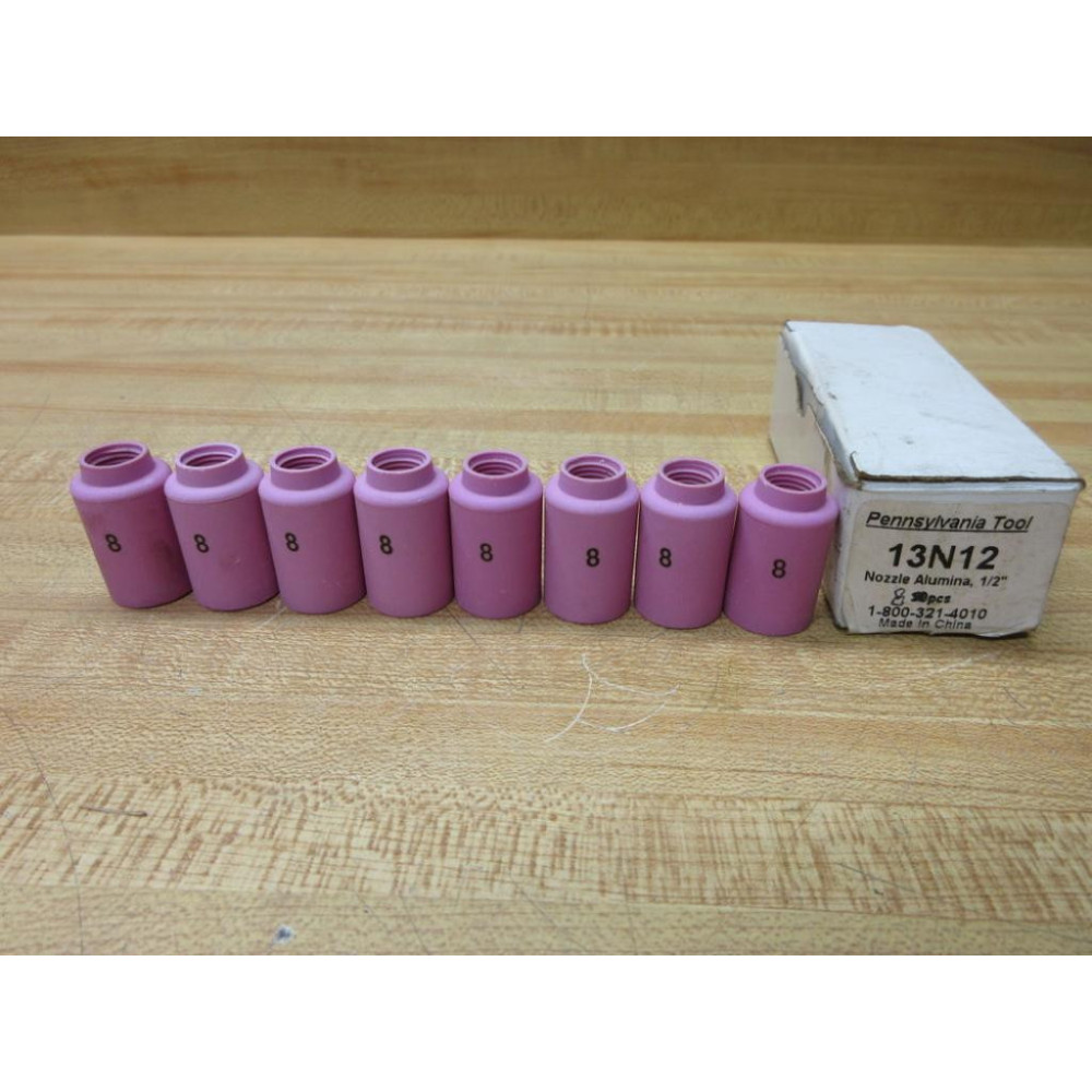 Pennsylvania Tool 13N12 8 Alumina Nozzle (Pack of 8)