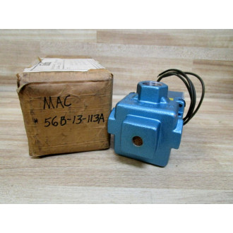 Mac Valves 56B-13-113A Solenoid Valve - New No Box
