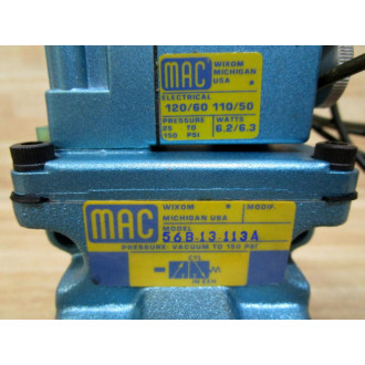 Mac Valves 56B-13-113A Solenoid Valve - New No Box