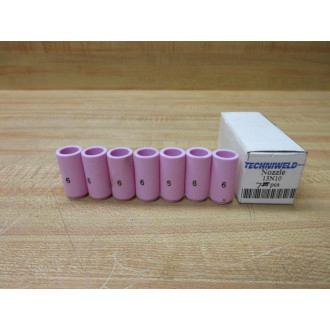 Techniweld 13N10 6 Alumina Cup Nozzle (Pack of 7)